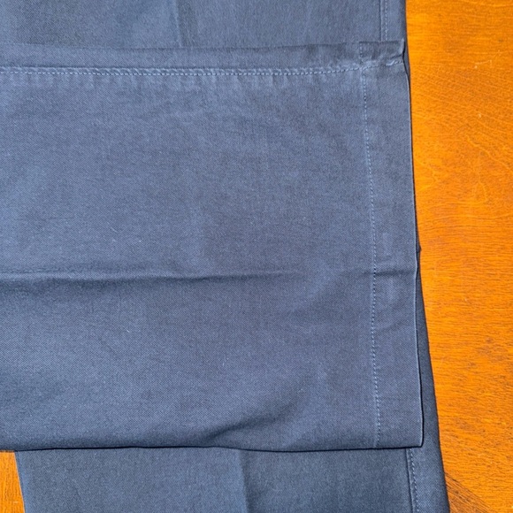 Tori Richard Mens Navy Flat Front Cotton Tencel Spandex Chino Pants 40 x 30 - Picture 3 of 9